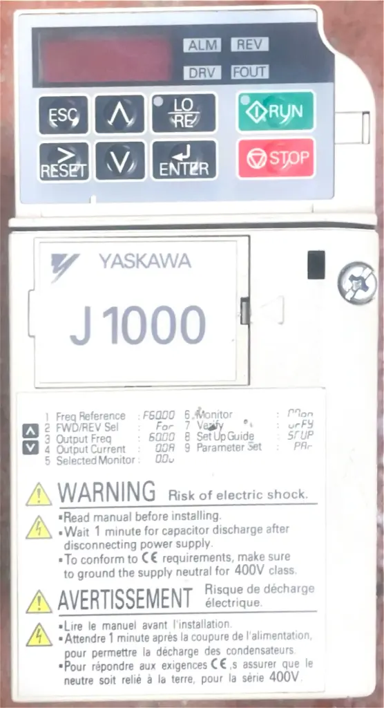 VARIADOR OPERADOR YASKAWA J1000 