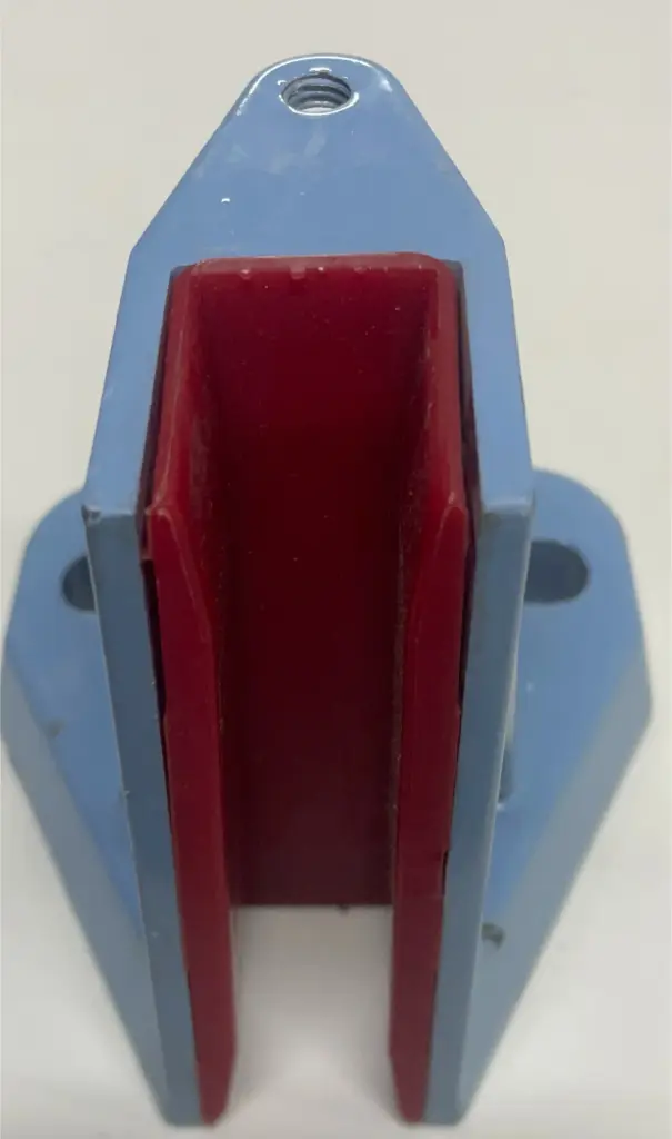 ZAPATA DE RIEL AZUL/ROJO 16MM 