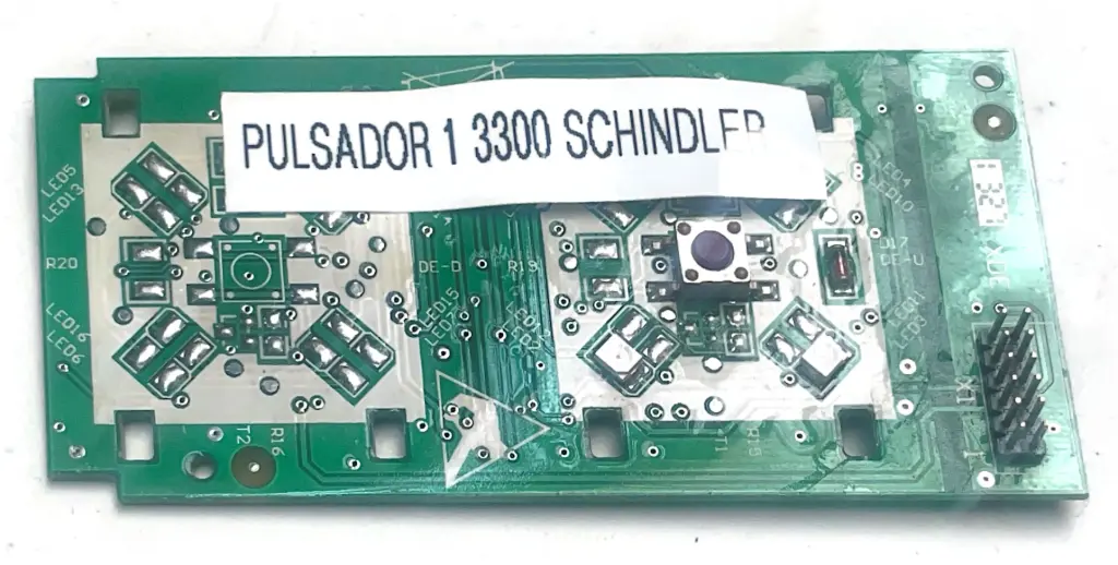 ZPULSADOR 1 3300 SCHINDLER 