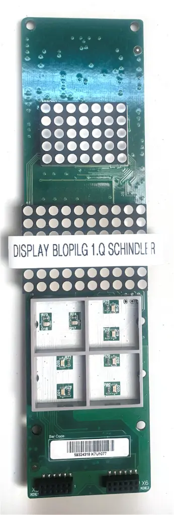 TARJETA DISPLAY BLOPILG 1.Q SHINDLER 