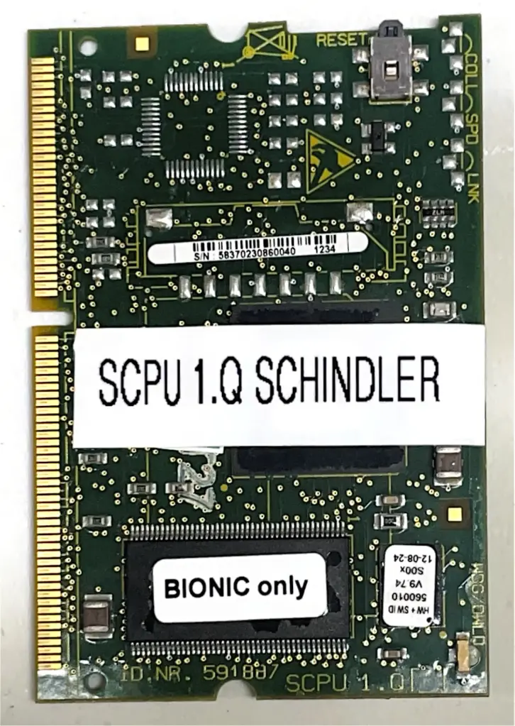 TARJETA SCPU-1.Q SCHINDLER  