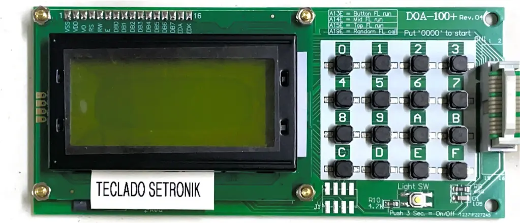 TECLADO SETRONIK   