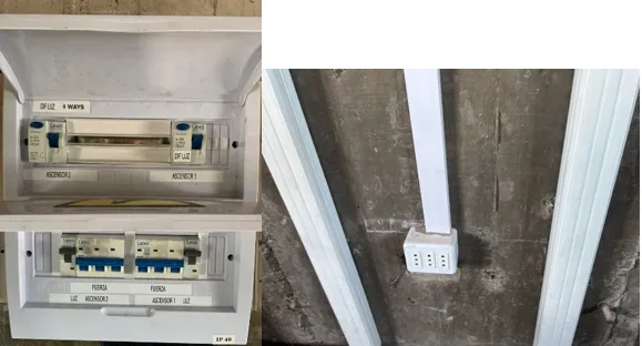 [FO0010] Rotulación de foso (stop, 220V, iluminación)