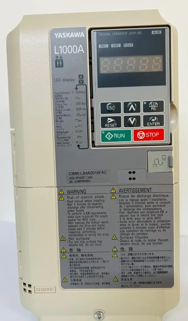 VARIADOR DE FRECUENCIA YASKAWA J 1000 A /380v/ 7,5kw