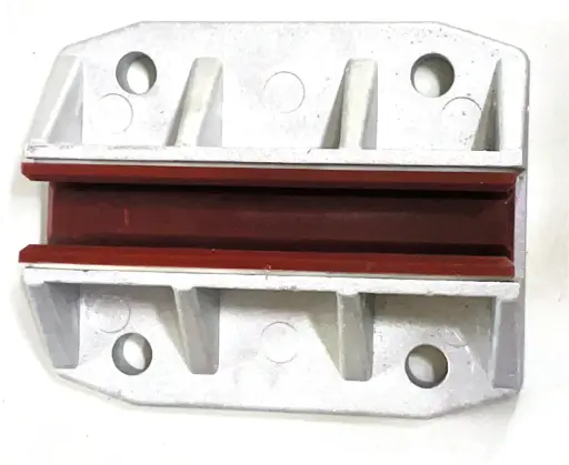 [ZA-0013] ZAPATA RIEL GRIS/ROJO16MM 