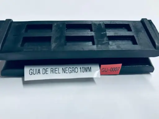 [GU- 0007] GUIA DE RIEL NEGRO 10MM  