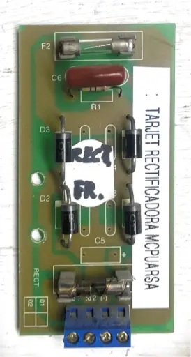 [TA-0005] TARJETA CONTROL MCPUARSA 
